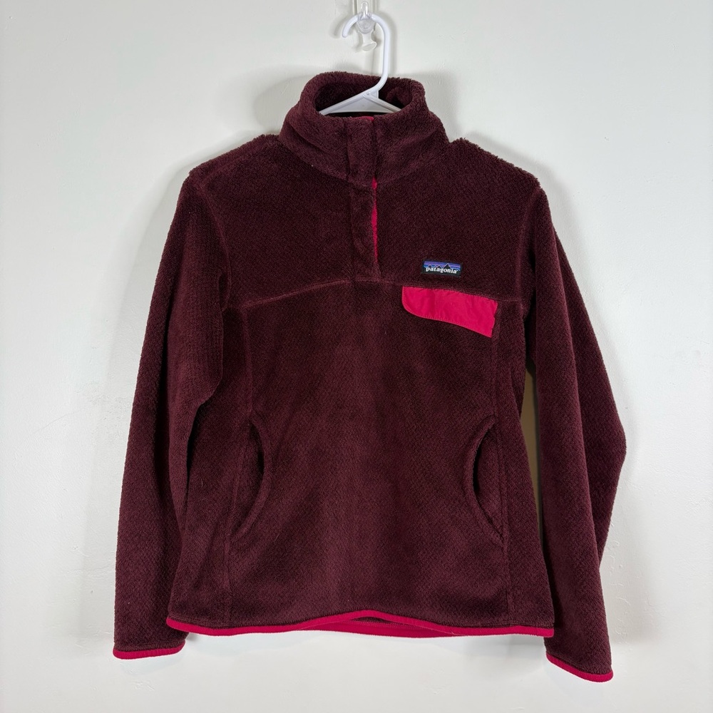 Patagonia Women's Re-Tool Snap-T Pullover Women’s Size Small Red